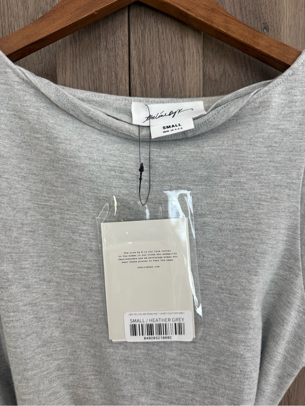 NEW WITH TAG REVOLVE The Line by K Francine T-Shirt in Heather Grey SMALL - Picture 3 of 7